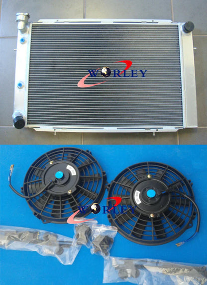 3 Core Aluminum Radiator V8 + Fan for Holden WB Statesman (1980-1985)