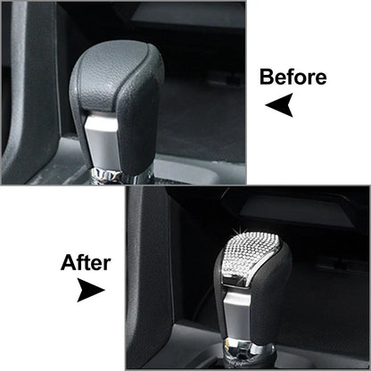 Diamond Gear Shift Lever Knob Cover for Honda Civic 10th Gen (2016-2021)