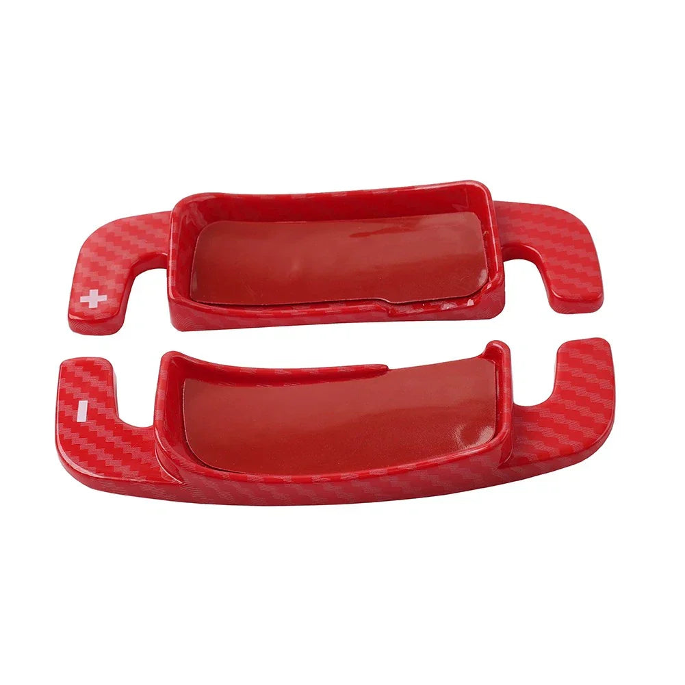 Steering Wheel Paddle Shifter Extensions for Benz A B C E S CLA GLB Class Red