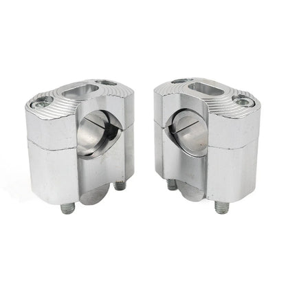 7/8 to 1-1/8 Handlebar Fat Bar Mount Clamps Risers for Dirt Pit Bike ATV