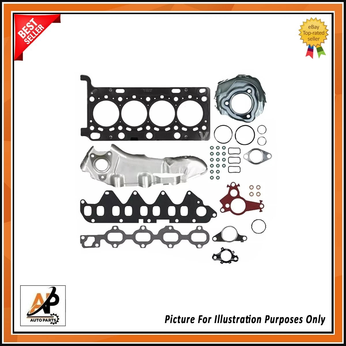 Head Gasket Kit with Head Bolts for Opel Vivaro 1.6 CDTI (2015–2024)