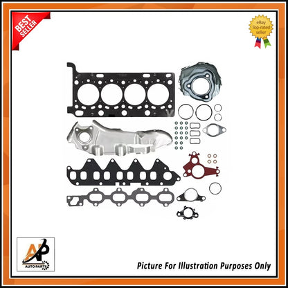 Head Gasket Kit with Head Bolts for Opel Vivaro 1.6 CDTI (2015–2024)