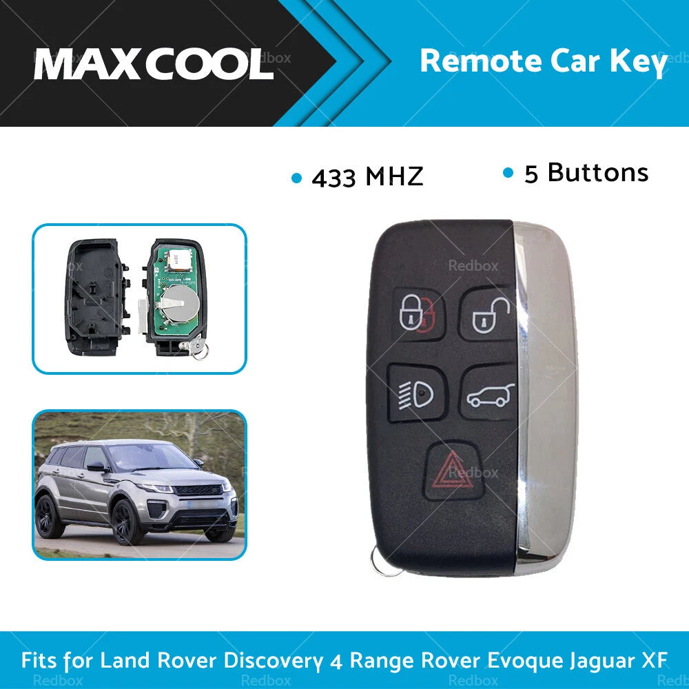 Smart Key Remote for Land Rover Discovery 4, Range Rover Evoque, Jaguar XF
