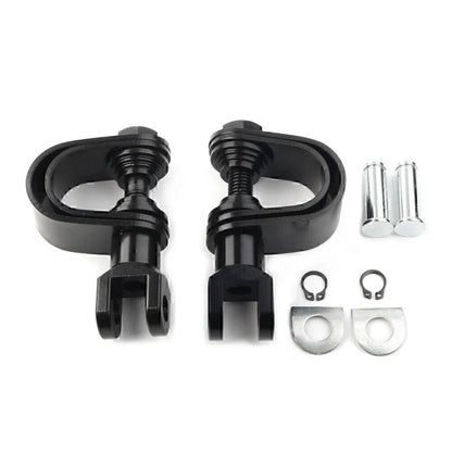 25mm & 32mm Black Highway Engine Crash Bar Mount Foot Pegs for Motorcycle
