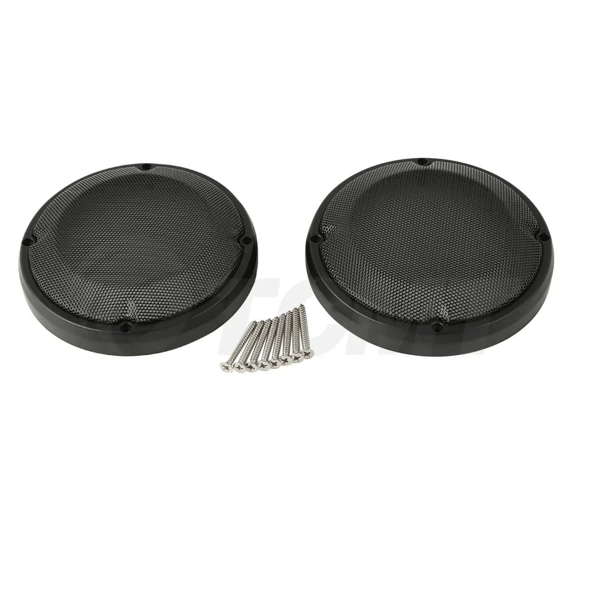 6.5" Saddlebag Lid Speaker Grills Screws for Harley Road Glide (1983-2024)