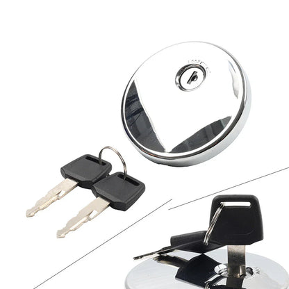 Fuel Gas Tank Cap Cover w/Keys for Kawasaki VN800 VN1500 Vulcan 1600 Classic