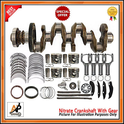 Crankshaft Replacement with Pistons for BMW X1 X3 X5 2.0D (2009–2015)