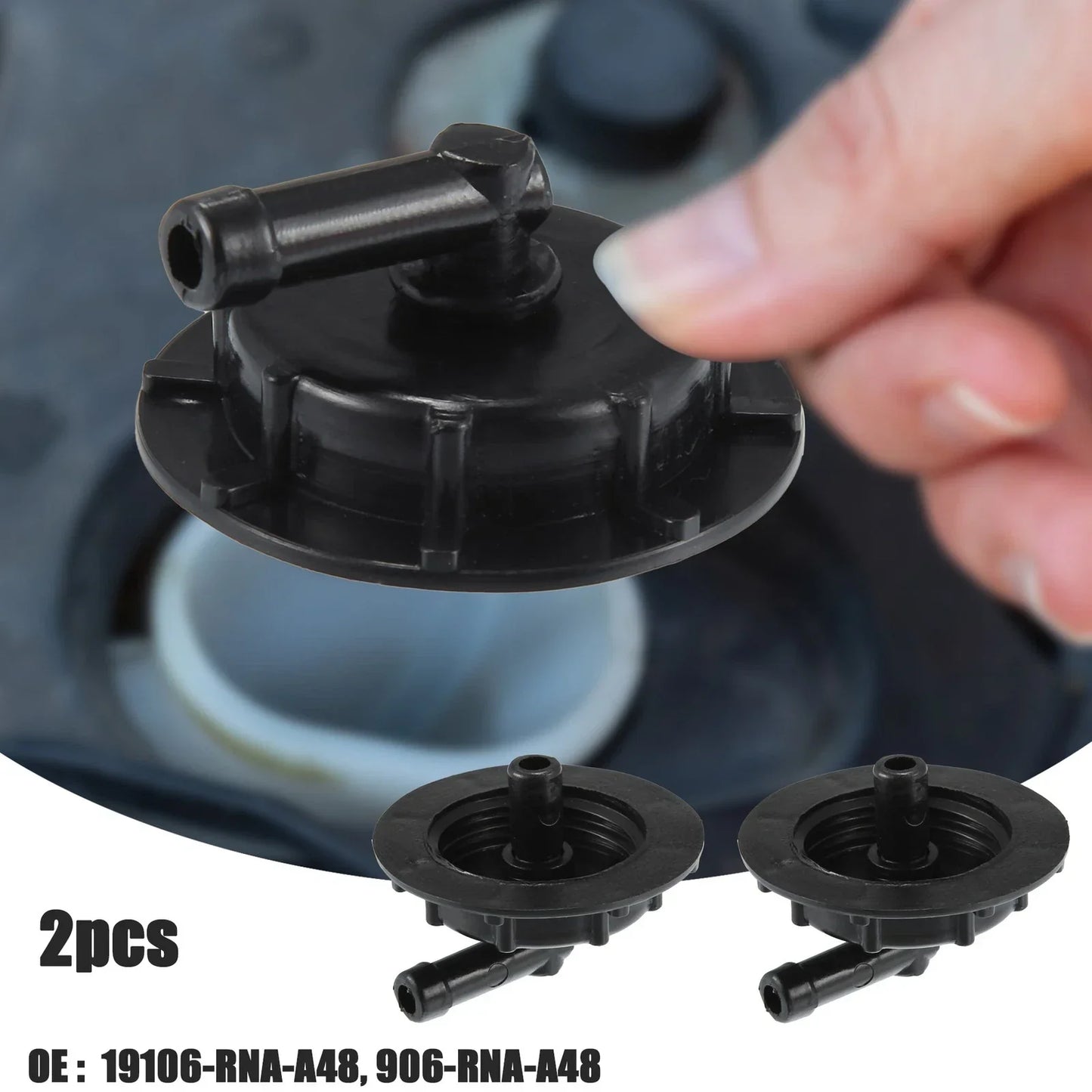 2 x Windshield Washer Fluid Reservoir Caps for Acura CL (1997-1999)