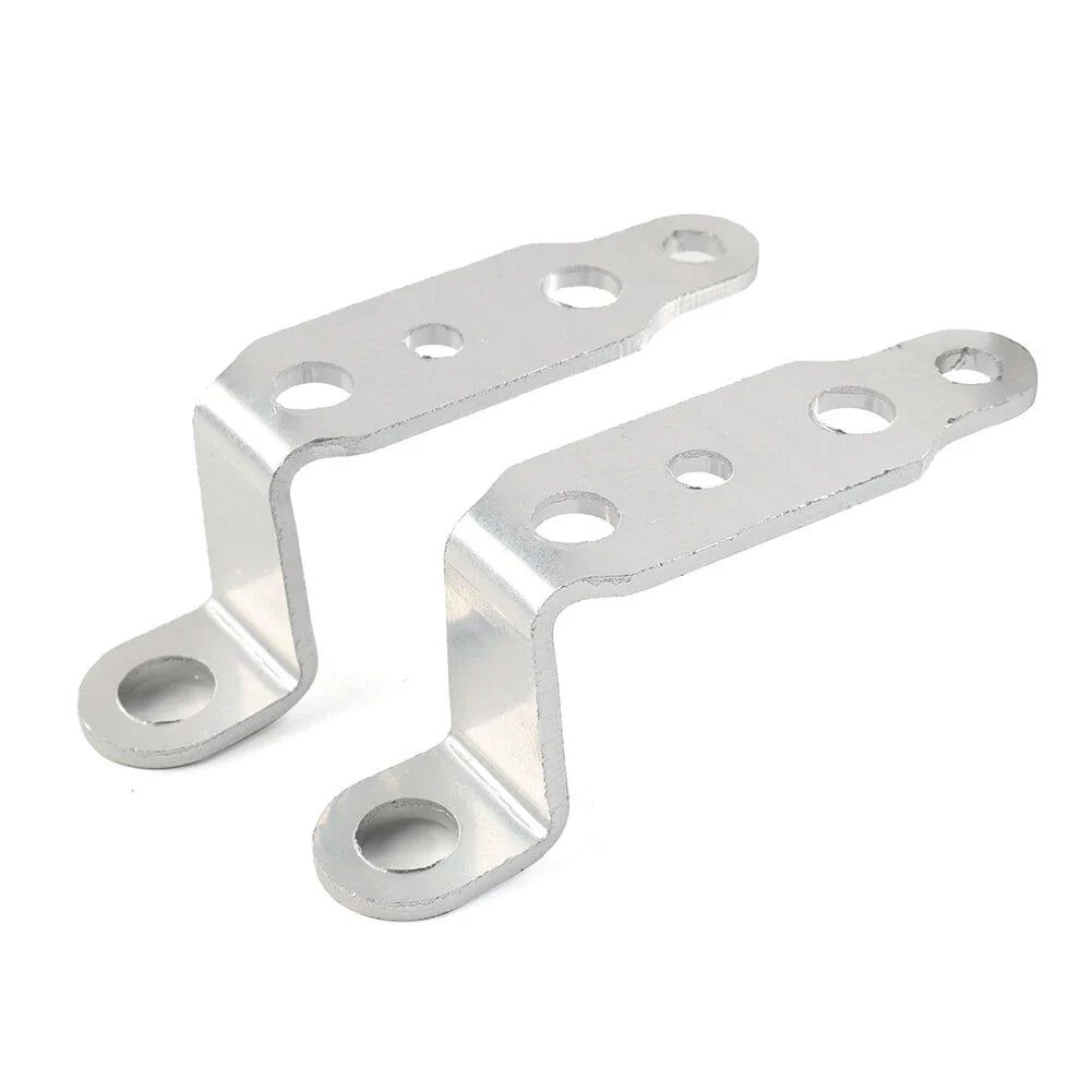 Silver Headlight Rearview Mirror Bracket for Car Spotlight