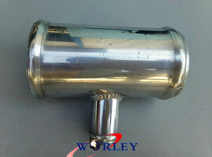 2.25" Blow Off Valve Adapter Aluminum T-Pipe for 25mm ID BOV