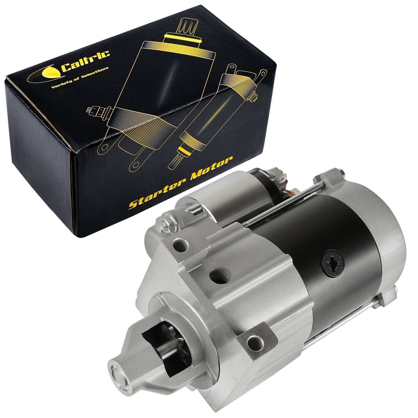 Caltric Starter Replacement for John Deere Tractor LT190 (1991–1995)