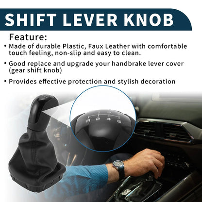6 Speed Manual Gear Shift Knob & Cover for Mercedes-Benz A-Class (1997-2004)