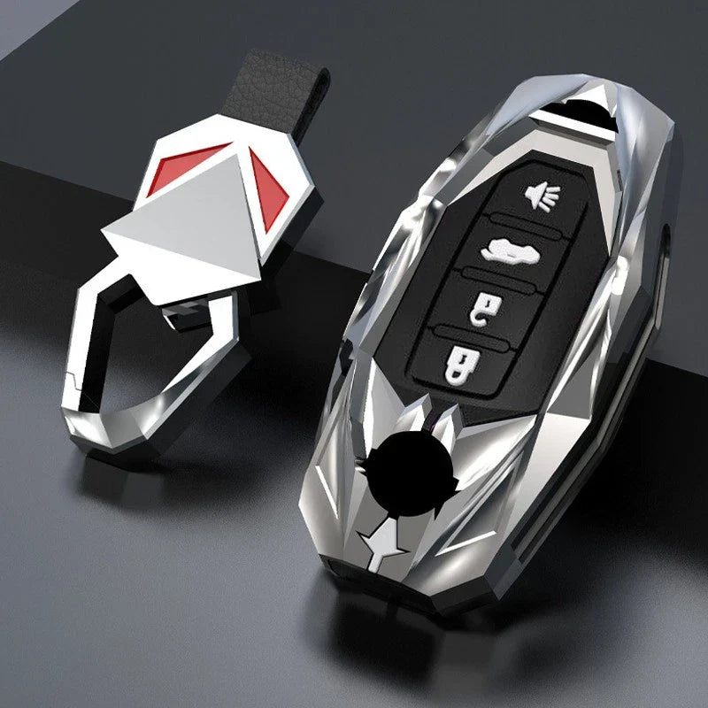 Zinc Alloy Smart Remote Key Fob Case Cover for Nissan Infiniti ()