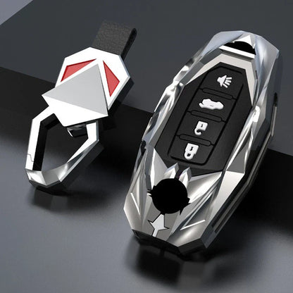 Zinc Alloy Smart Remote Key Fob Case Cover for Nissan Infiniti ()