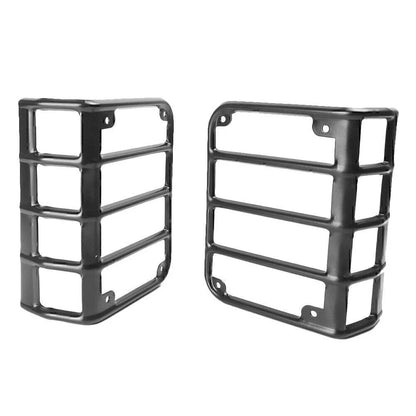 Black Rear Tail Light Covers for 2007-2017 Jeep Wrangler JK (2007-2017)