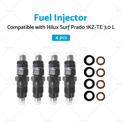 Diesel Fuel Injectors for Toyota Hilux Surf Prado 1KZ-TE (1996-2002)