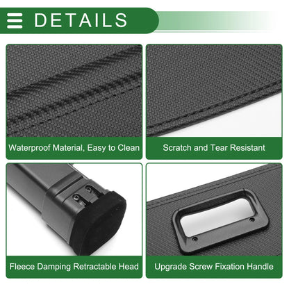 Car Trunk Retractable Cargo Cover for Mercedes-Benz GLS (2022-2025) Black