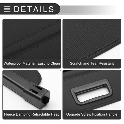 Retractable Cargo Cover for Mercedes-Benz ML-Class 2006-2011 Gloss Black