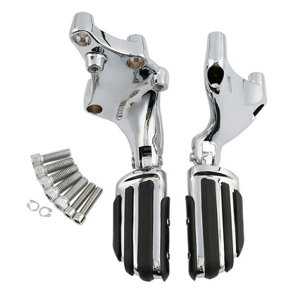 Chrome Passenger Footpeg Mount Bracket for Harley Sportster 883 1200 (14-22)