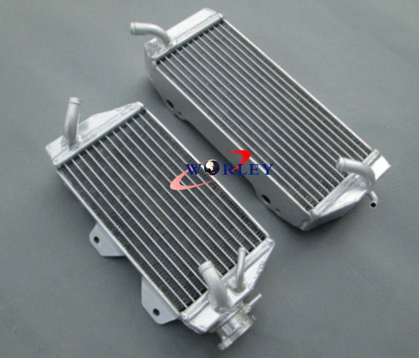 Aluminum Radiator & Blue Hose for Kawasaki KX450F KXF450 (2006-2008)