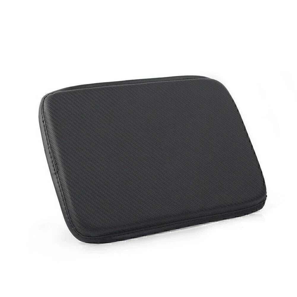 Carbon Fiber Center Console Armrest Cushion Mat Cover for Car