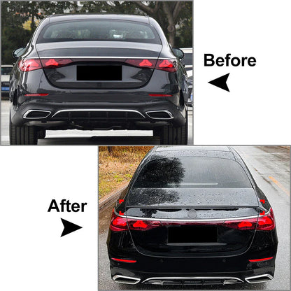 Carbon Rear Trunk Spoiler Wing for Mercedes Benz E Class W214 (2024)