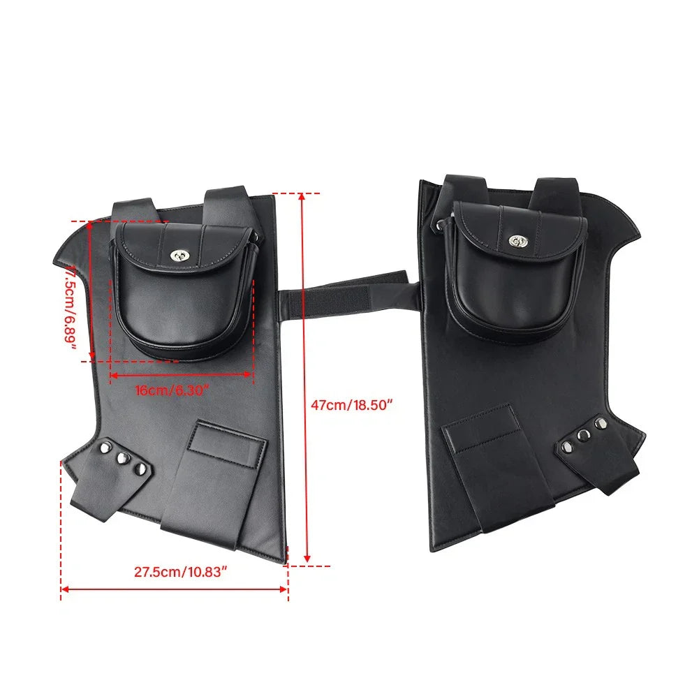 Soft Lowers Chaps Leg Warmers for Harley Electra Glide FLHT FLHS (1997-2009)