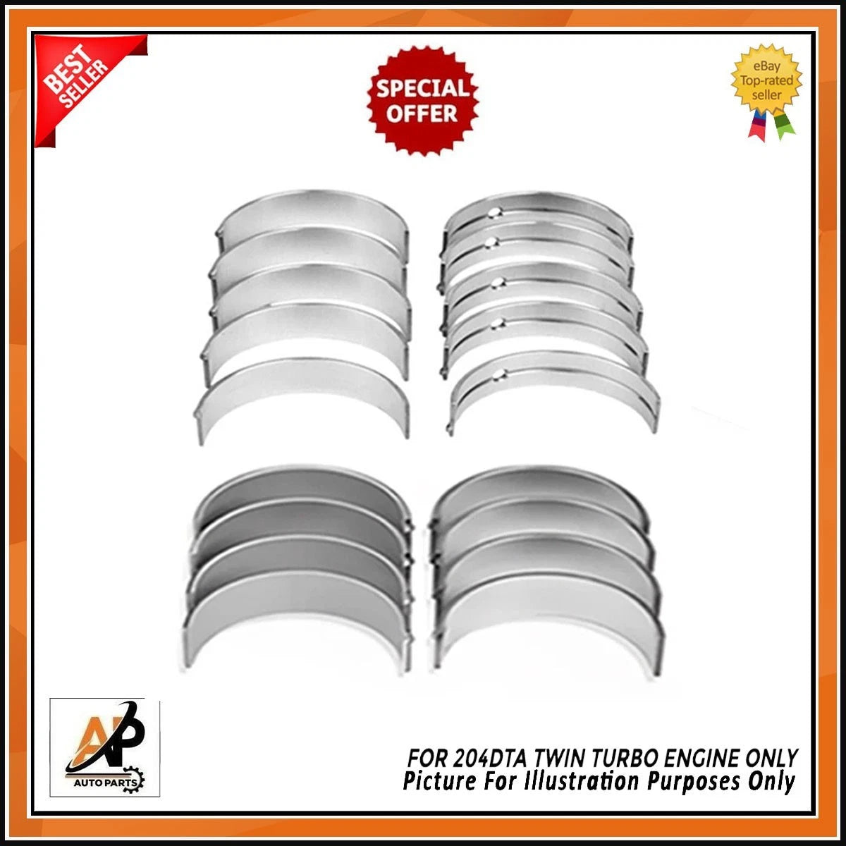Crankshaft Rebuild Kit with Gear for Land Rover Jaguar 2.0 Diesel (204DTA)