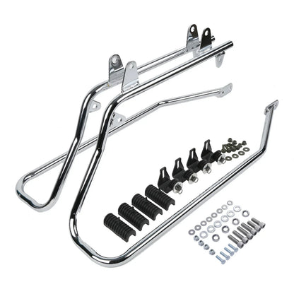 Saddlebag Conversion Brackets with Hardware for Harley Softail