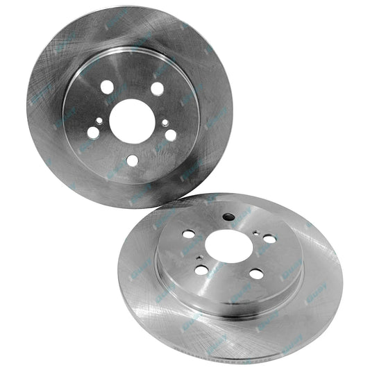 2 x Rear Disc Brake Rotors for Toyota Prius ZVW30R 4cyl 1.8L 2ZR-FXE 2009~2016