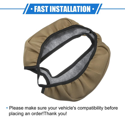Armrest Protector Cover Pad for GMC Sierra 2014-2017 Deep Brown