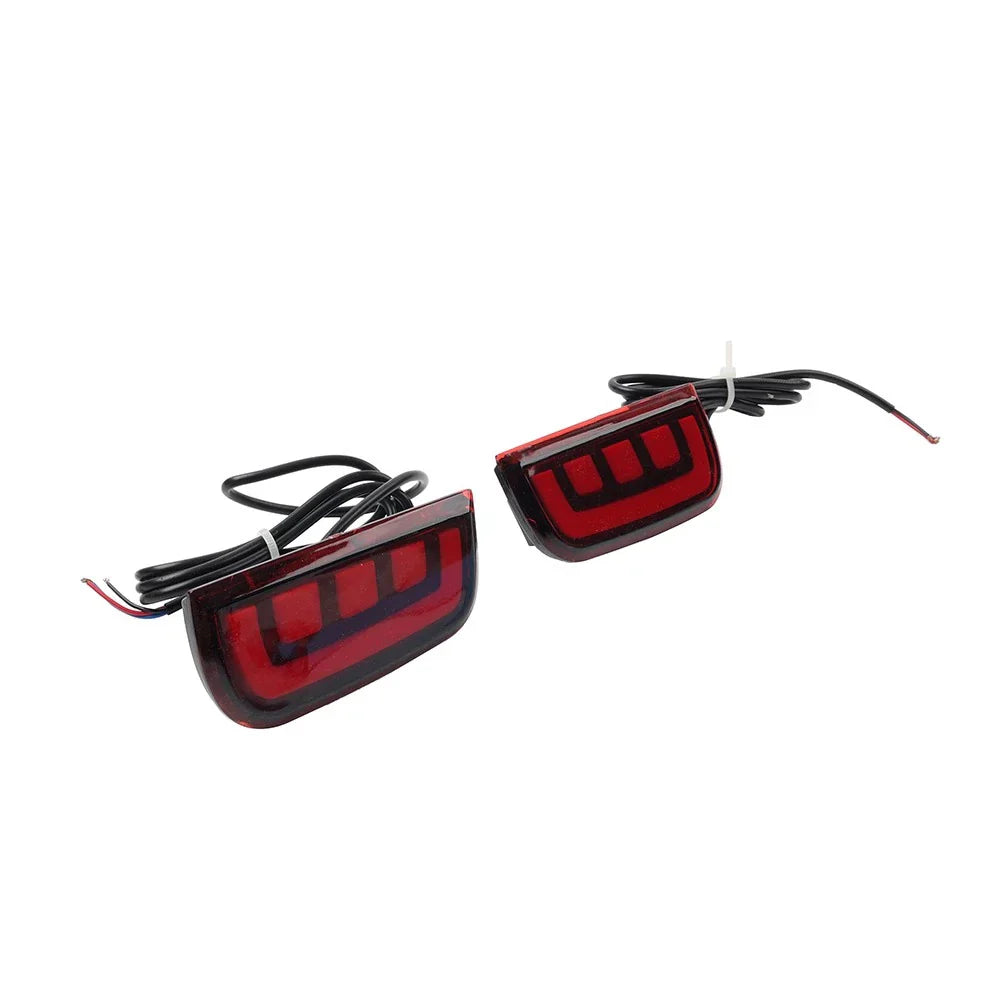 Rear Bumper Reflector Tail Lights for Honda Civic (2016-2021) Red