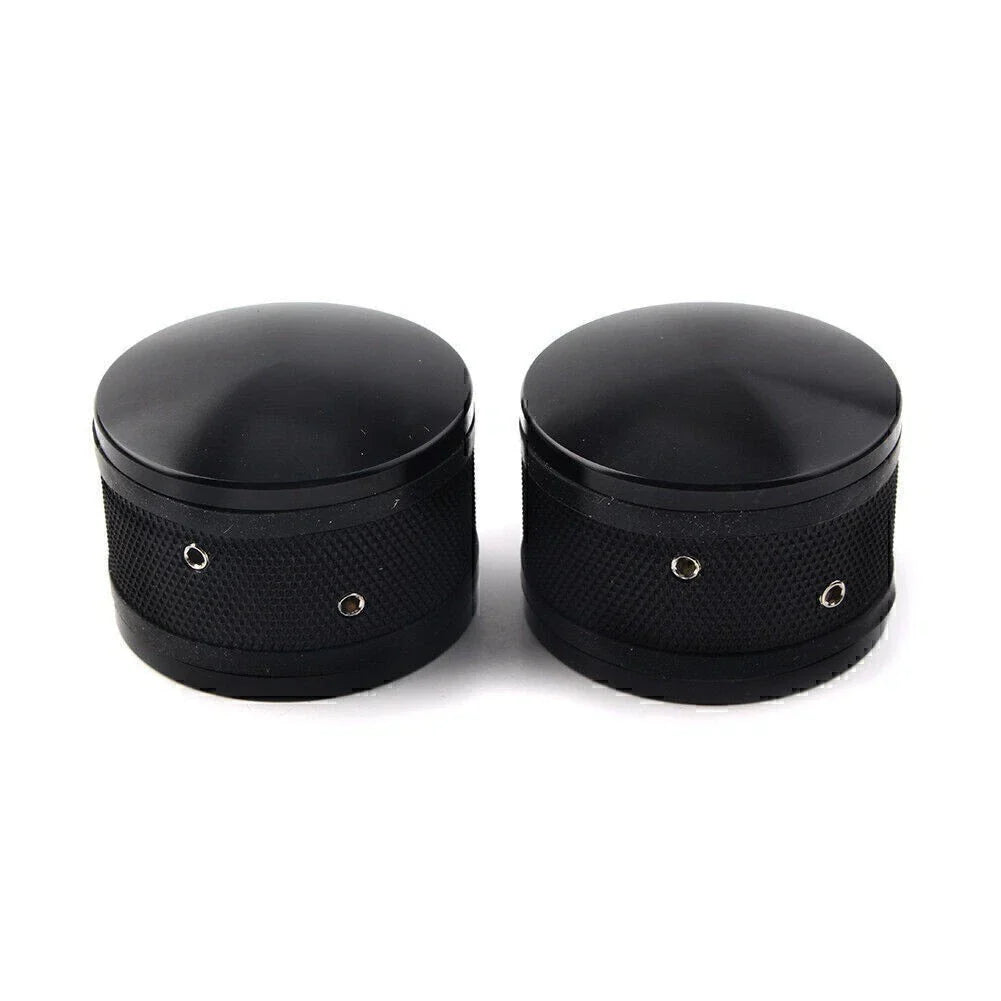 CNC Front Axle Nut Cover Caps for Harley Sportster Softail Road King