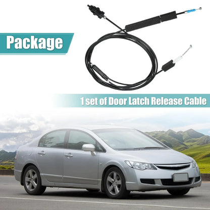 Trunk Lid Fuel Door Release Cable for Honda Civic (2001-2005) Black