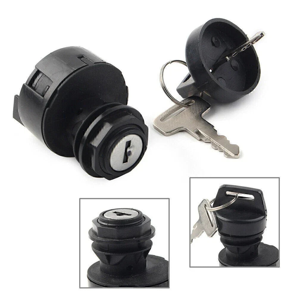 Ignition Switch, Fuel Gas Cap, Seat Lock Key for Polaris Predator (2003-2007)