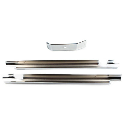 Chrome Down Tube Frame Covers for Harley Softail Twin Cam (2000-2006)