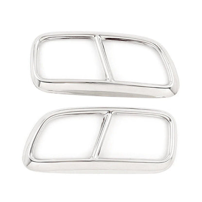 Stainless Steel Exhaust Muffler Tail Pipe Cover for Volvo XC90 (2015-2019)