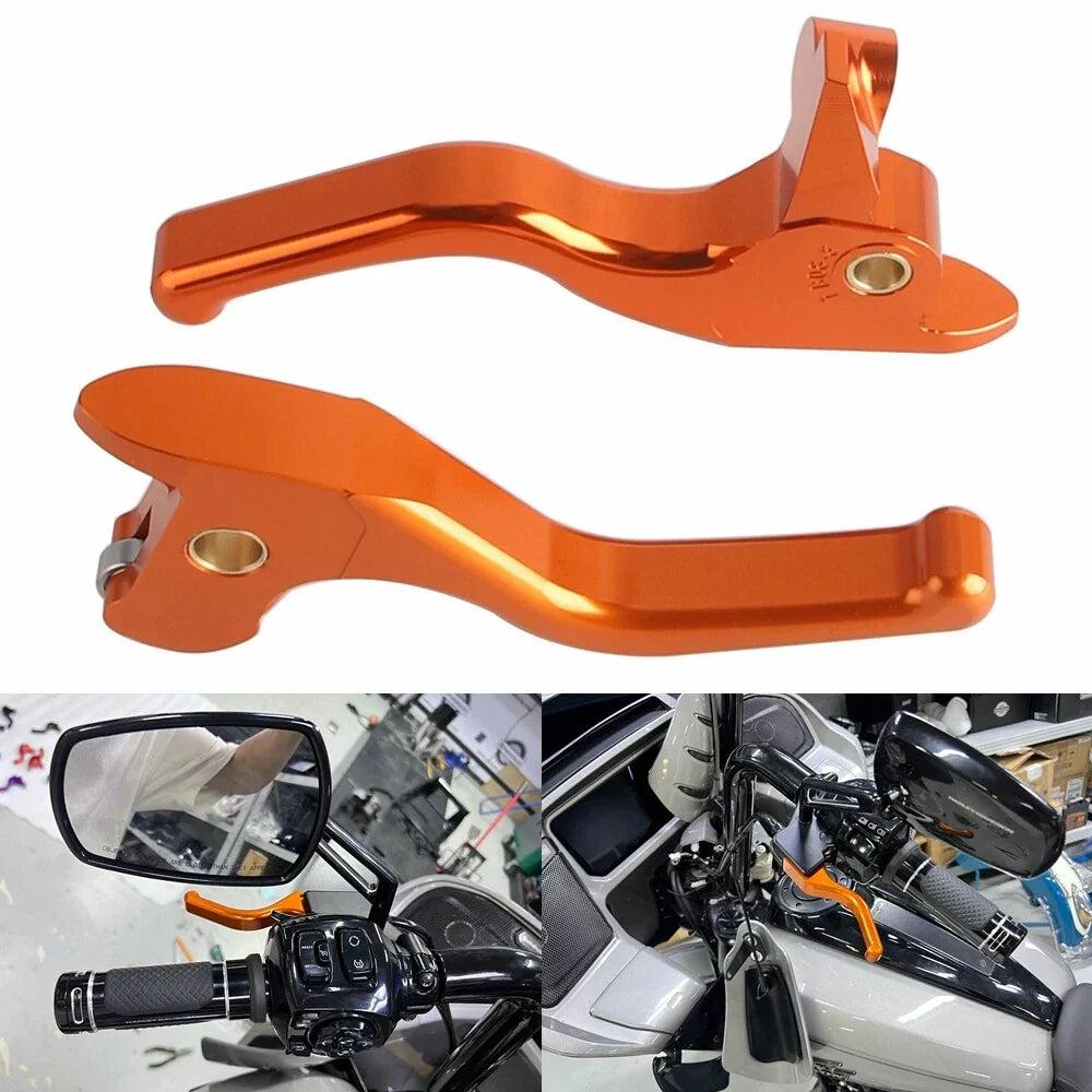 Hand Brake Clutch Levers Kit for Harley Touring Street Glide Special (2014-2016)