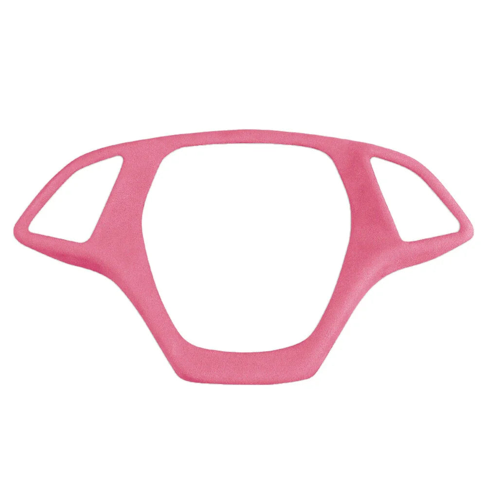 Suede Steering Wheel Cover for Chevrolet Corvette C7 (2014-2019) Pink