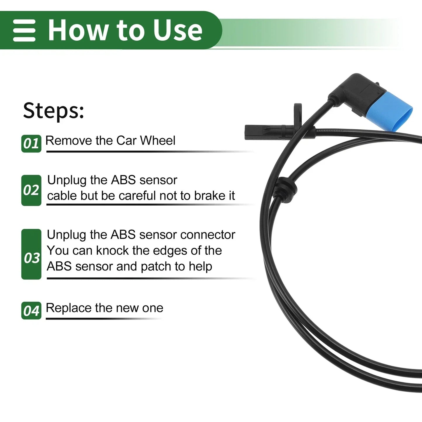 ABS Wheel Speed Sensor for Mercedes-Benz CLA250 (2014-2019)