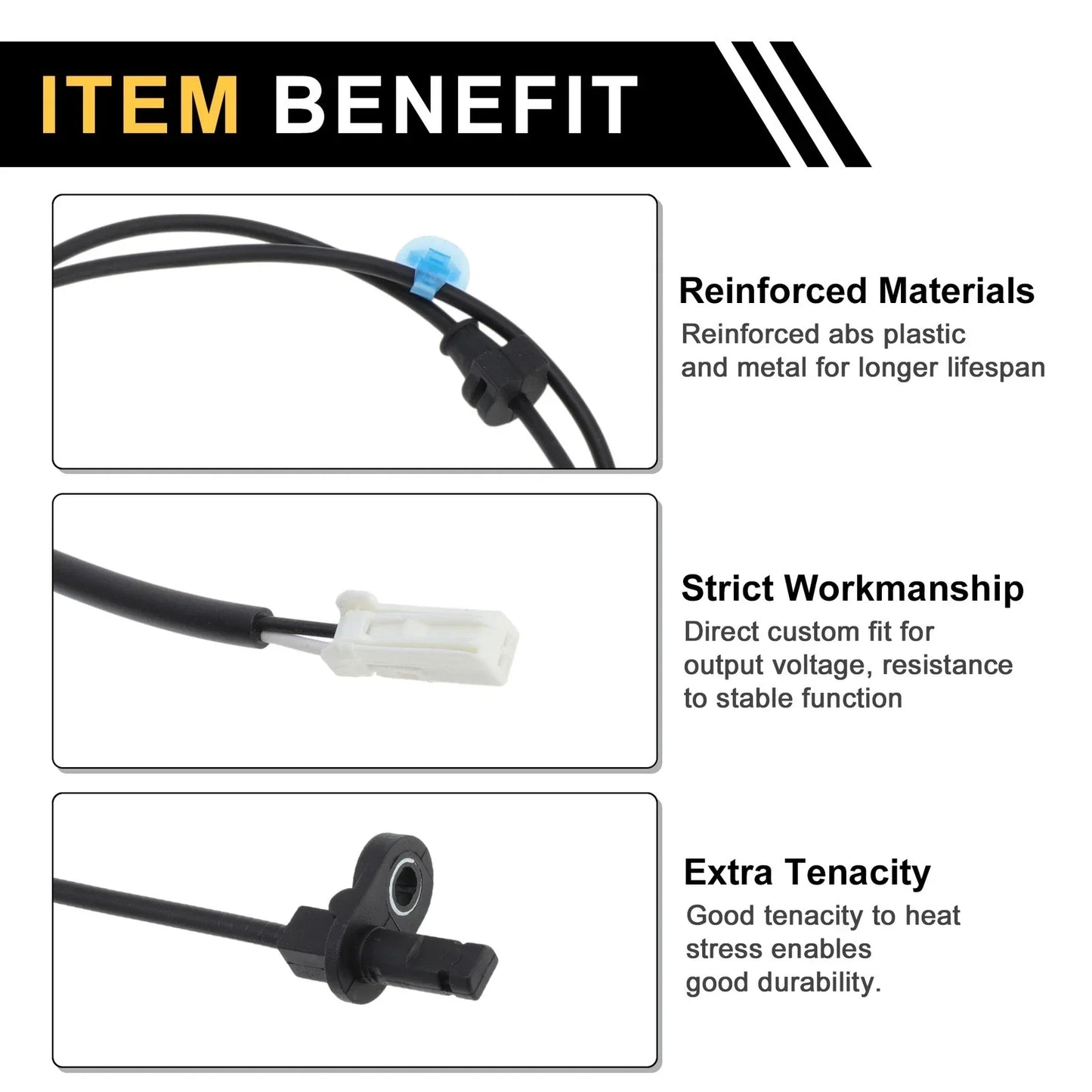 ABS Wheel Speed Sensor for Honda Fit (2009-2013) Rear Left