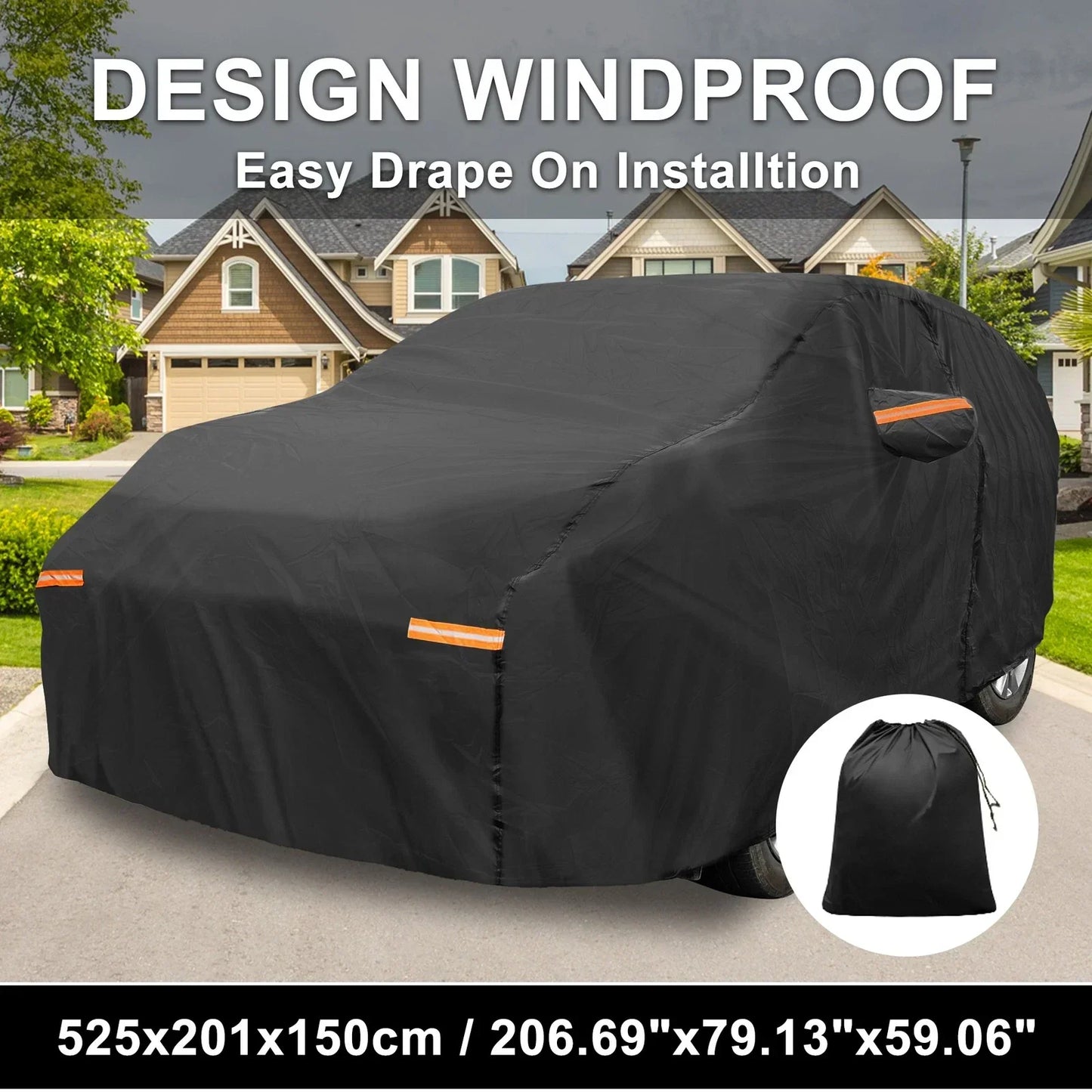 Waterproof Spunlace Cotton Car Cover for Honda Odyssey (2018-2023)