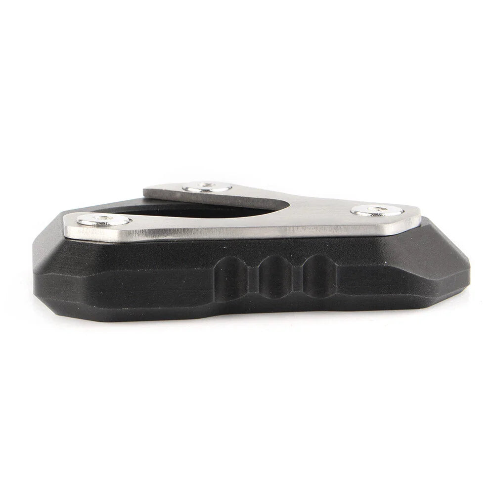 Kickstand Extension Plate Pad for Kawasaki Z650 2017-2018 Black