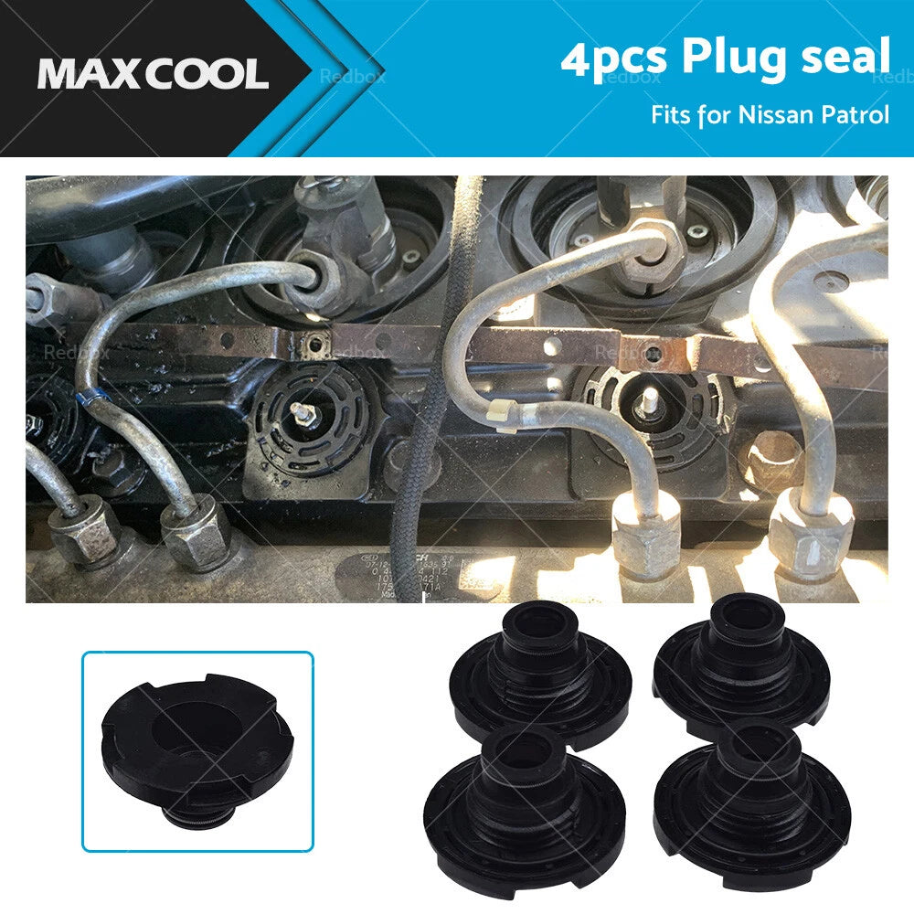 4 x Glow Plug Seals for Nissan Patrol ZD30 GU Y61 (2000-2007)
