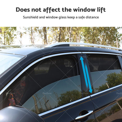 4 x Front Rear Magnetic Window Sun Shades for Ford Ranger PX2 (2015-2022)