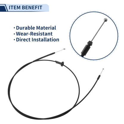 Hood Latch Release Cable for Hyundai Sonata (1999-2001)