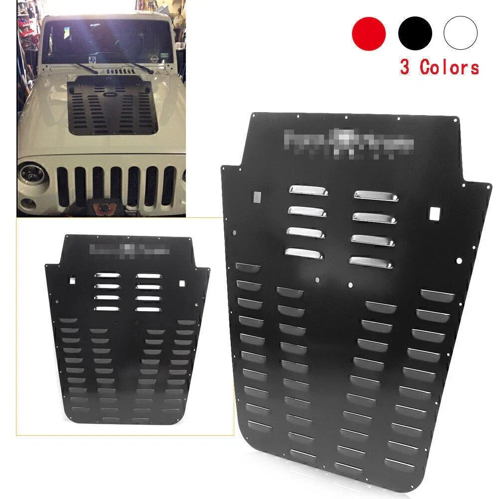 Hood Louver for Jeep Wrangler JK (2007-2018) - Powdercoat Black