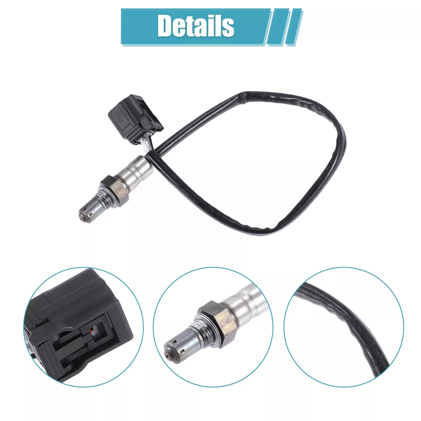 Oxygen Sensor for Honda TRX 420 (2007-2014) - Metal Rubber Black Silver Tone