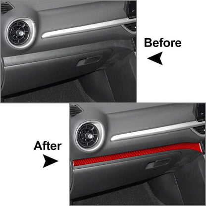 Carbon Fiber Dashboard Trim Strip for Kia Forte Cerato K3 (2019-2023)