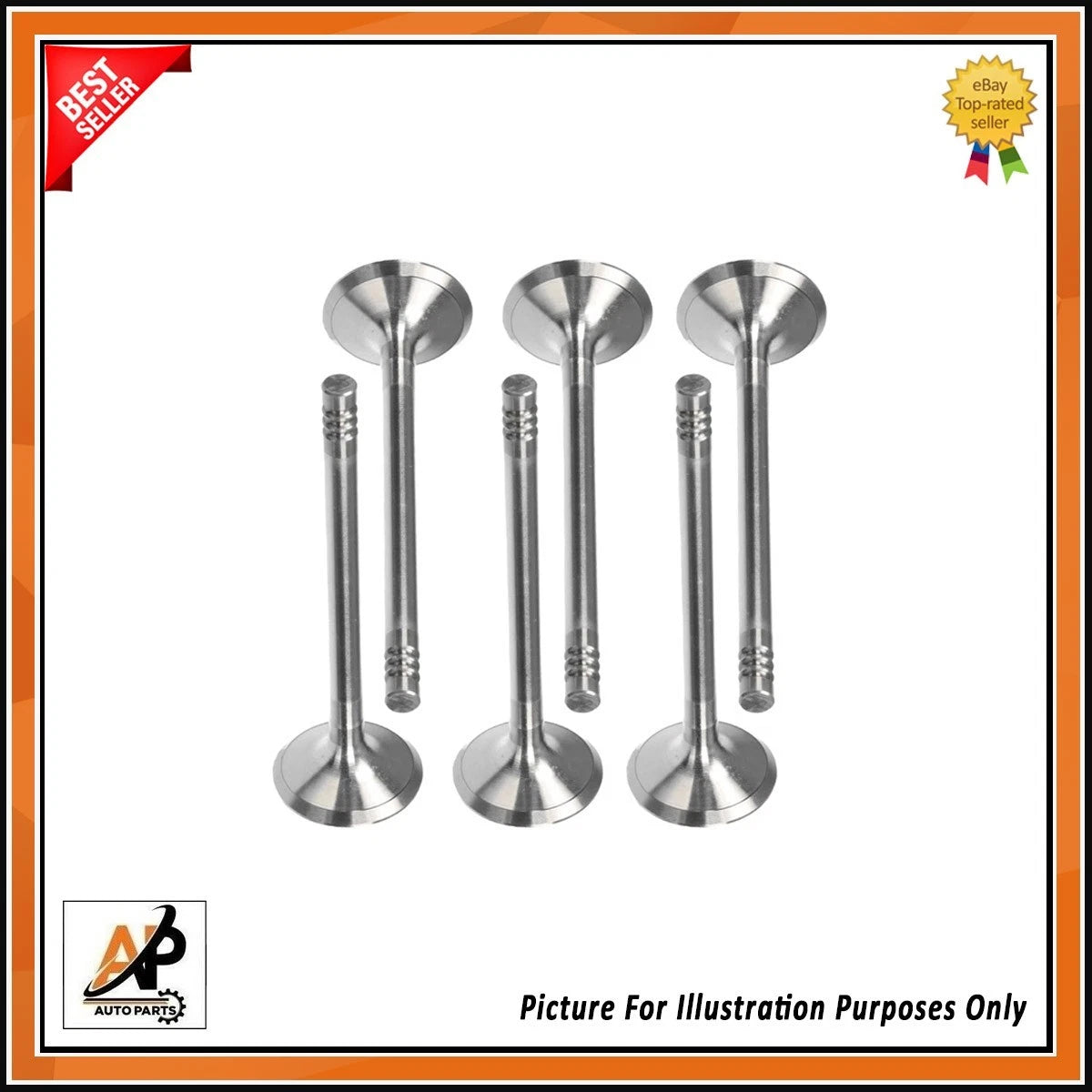 Exhaust Valves Replacement Kit for Honda Civic X 1.0 VTEC (2016–2022)